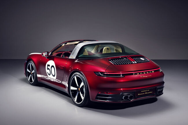 1/43 ポルシェ 911 targa4S ヘリテージエディション 992 Porsche 911 (992)Targa 4S 2020 Silver 1:43 Minichamps
